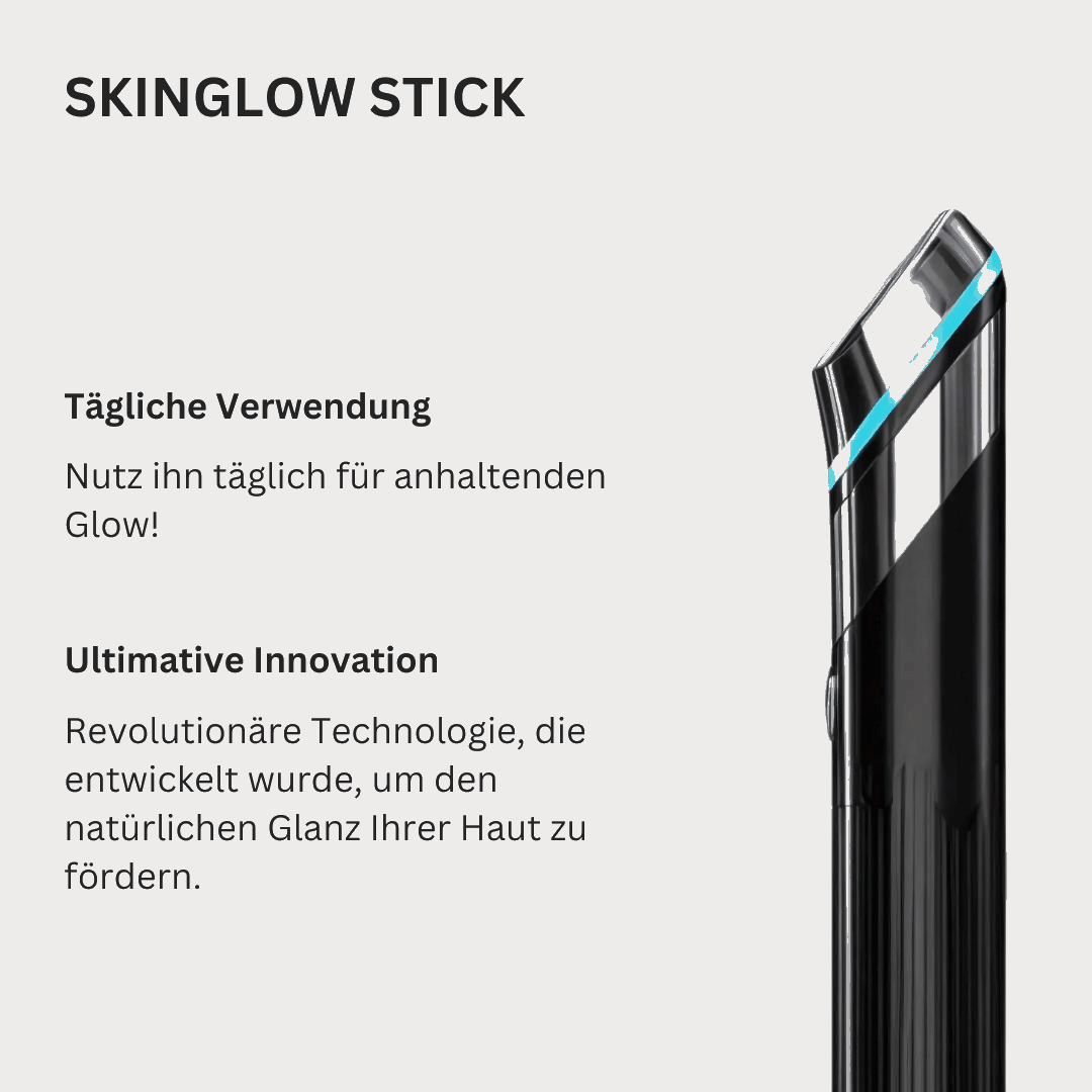 SkinGlow Stick, Hailey Bieber, KhloeKardashian, Hollywood beauty tool, Rotlichttherapie, Gesichtsmassage, Red Light Therapie, medicube, Therapeutische Wärme, glowing skin