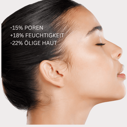 Schlammmaske, Hautpflege, Skincare, jugendliche Haut, glowing skin, Rotlichttherapie, frau mit schöner Haut
